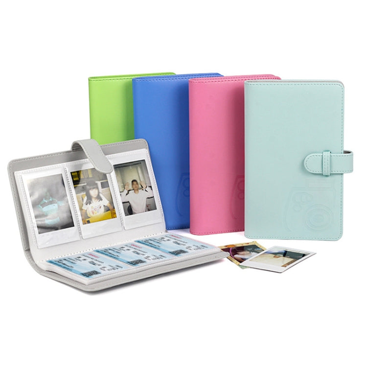 Album ảnh 3 inch chứa 96 ảnh, vỏ da PU dung tích lớn với các trang nhiều ngăn
