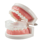 Dụng cụ chỉnh nha mô phỏng bằng silicone, chống cắn mol, niềng răng ban đêm, giai đoạn một, giai đoạn hai, giai đoạn ba