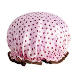 Mũ tắm chống thấm dày, hai lớp, mũ tắm cho nữ, kích thước 28cm
