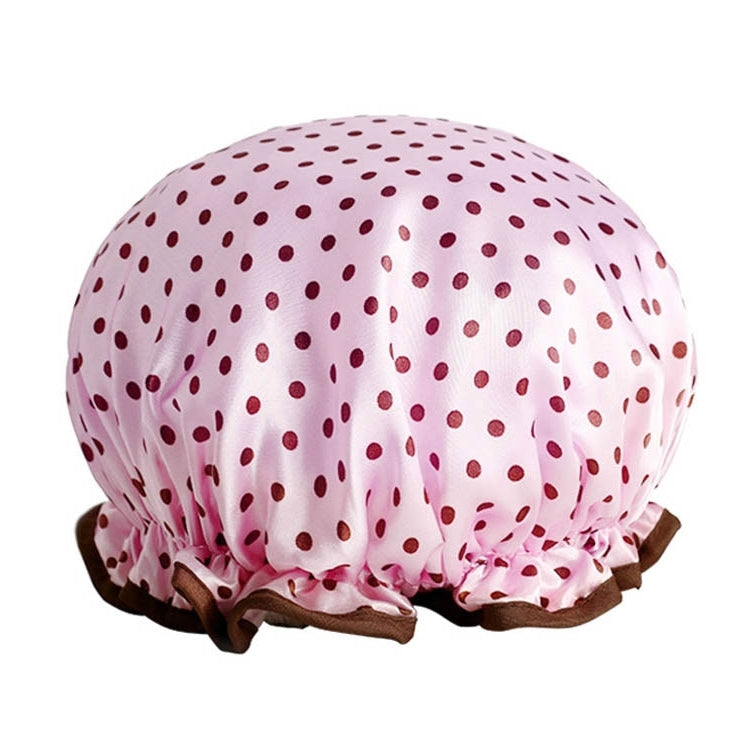 Mũ tắm chống thấm dày, hai lớp, mũ tắm cho nữ, kích thước 28cm