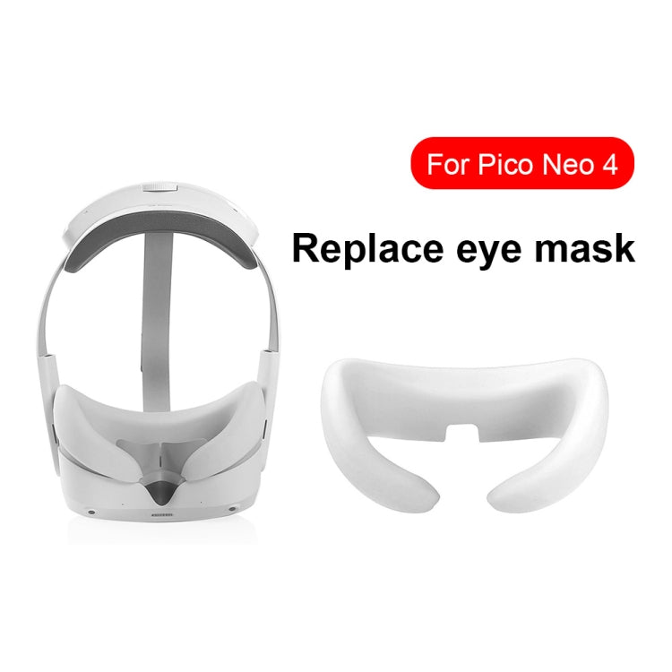 Miếng đệm mắt kính VR silicone cho Pico Neo 4, màu trắng