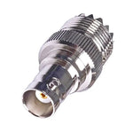 Đầu nối BNC Female Jack sang UHF PL-259 Female thẳng RF Coax Adapter, BNC Female sang UHF Female