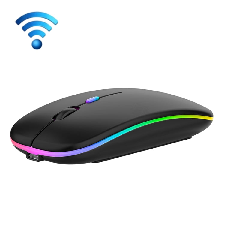 Chuột không dây Bluetooth 3 phím RGB phát sáng im lặng chế độ kép