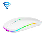 Chuột không dây Bluetooth 3 phím RGB phát sáng im lặng chế độ kép