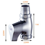Van xả nhanh bằng đồng cho bồn cầu xổm, thân trung bình 1 inch, thân lớn 1 inch, thân trung bình 20mm, thân lớn 20mm
