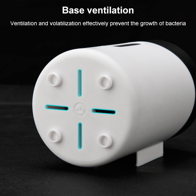 Cọ vệ sinh toilet cán mềm bằng thép không gỉ gắn tường, màu xám, trắng, hồng