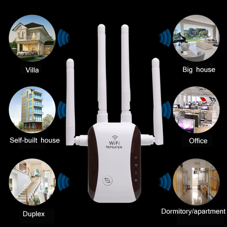 Bộ khuếch đại tín hiệu WIFI CF-WR758AC Bộ lặp tăng cường mạng không dây, phích cắm EU, phích cắm US, phích cắm AU, phích cắm UK