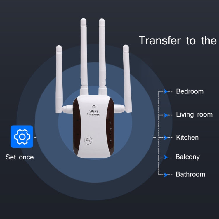 Bộ khuếch đại tín hiệu WIFI CF-WR758AC Bộ lặp tăng cường mạng không dây, phích cắm EU, phích cắm US, phích cắm AU, phích cắm UK