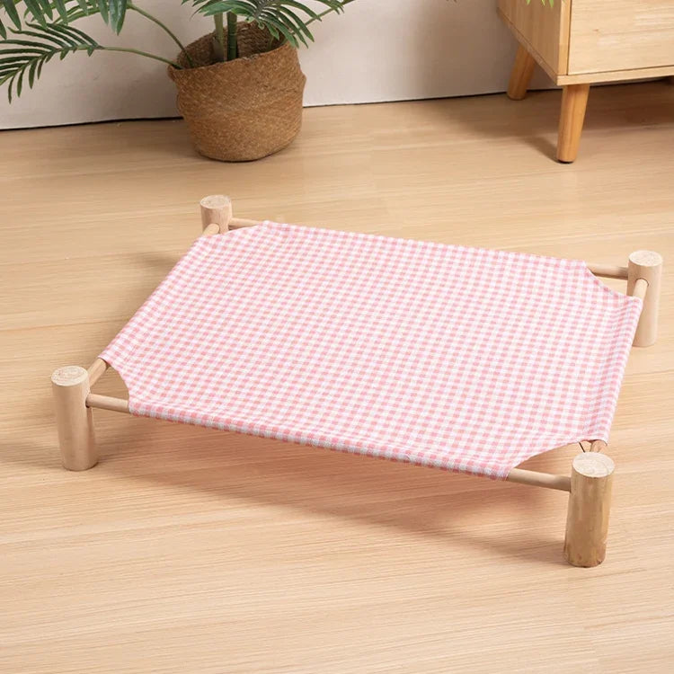 Giường thú cưng đa năng bốn mùa 47x52cm có thể tháo rời và giặt được, vịt vàng nhỏ, tam giác màu nhỏ, đáy gỗ xám nhỏ, đầu mèo trắng nhỏ, lạc đà alpaca gỗ nhỏ, đầu mèo xanh nhỏ, vuông hồng nhỏ