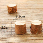 10 Cái Kẹp Ảnh Đế Gỗ Hình Khúc Gỗ, Đồ Trang Trí DIY Sáng Tạo Cho Nhà, Đạo Cụ Chụp Ảnh