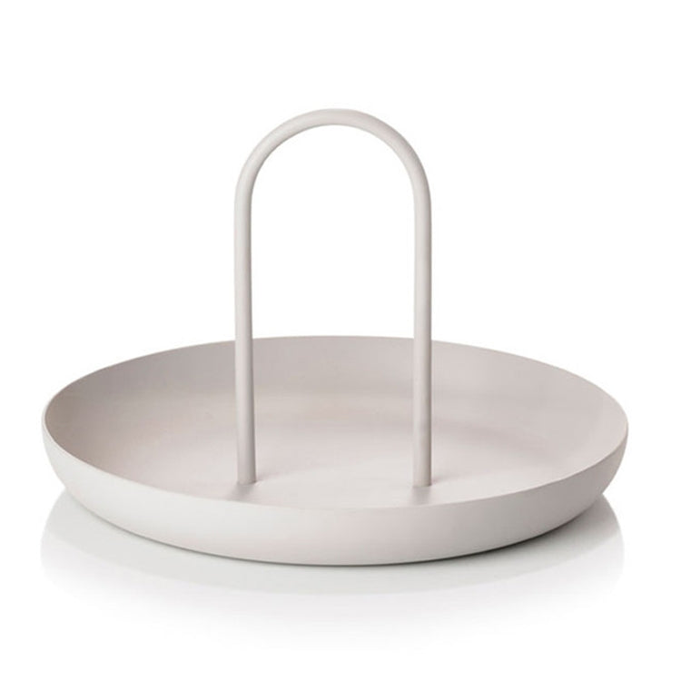 Round Handheld Portable Tray Porch Sundries Small Objects Desktop Storage Tray