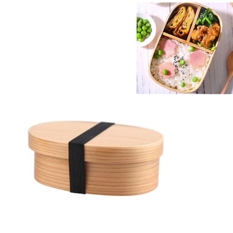 Hộp cơm Bento di động bằng đồ dùng bàn ăn gỗ thân thiện môi trường, một lớp, hai lớp