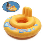 Ghế bơi chống ngược cho trẻ sơ sinh, vòng bơi bơm hơi cho bé, đường kính vòng trong: 36cm