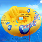 Ghế bơi chống ngược cho trẻ sơ sinh, vòng bơi bơm hơi cho bé, đường kính vòng trong: 36cm