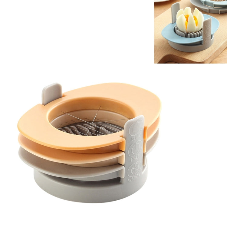 Dụng cụ cắt trứng đa năng 3 trong 1, màu cam, nhiều màu