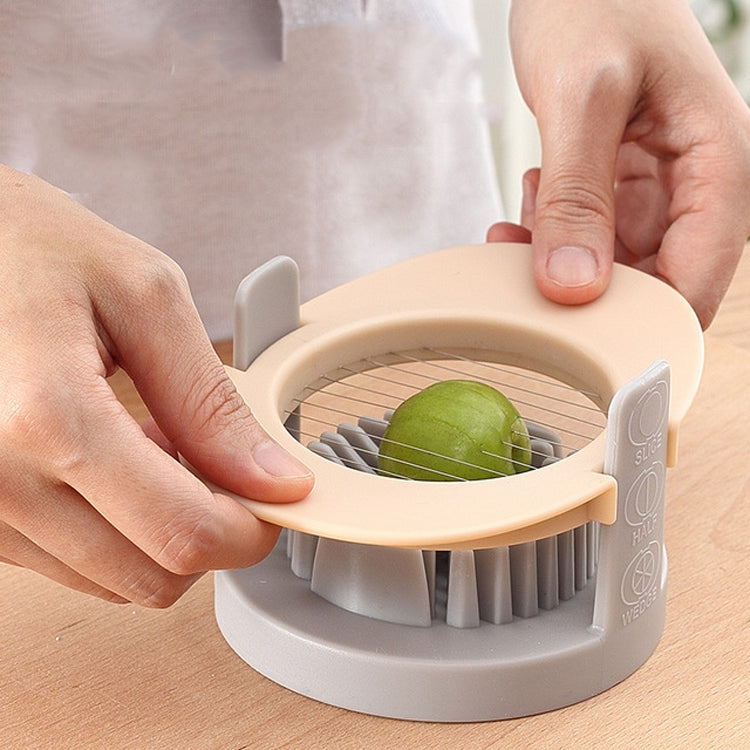 Dụng cụ cắt trứng đa năng 3 trong 1, màu cam, nhiều màu