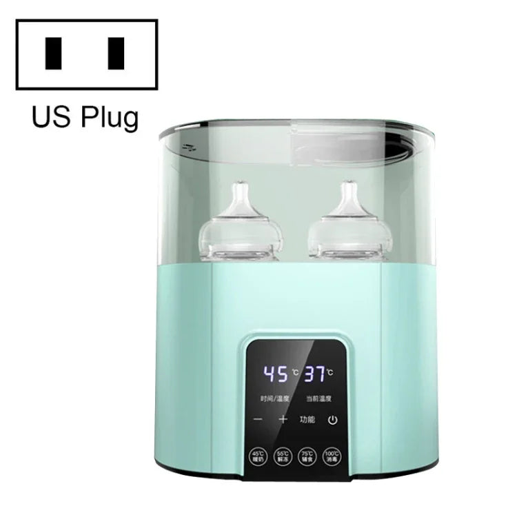 Máy hâm và tiệt trùng bình sữa 2 trong 1 NUBITE N20, thông số phích cắm: phích EU, phích US
