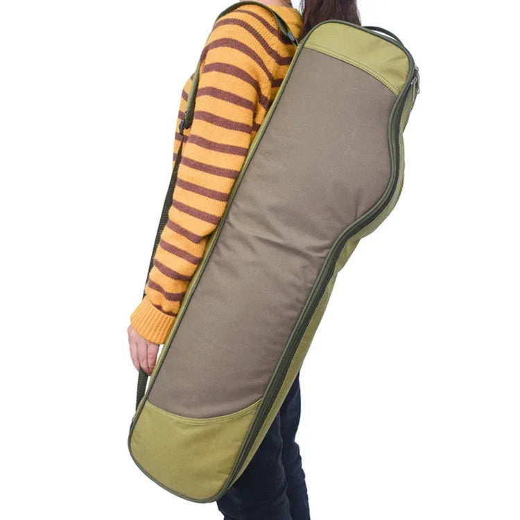 Túi câu đơn giản vải Oxford ngoài trời, túi đựng cần câu, kích thước: 80x20x10cm