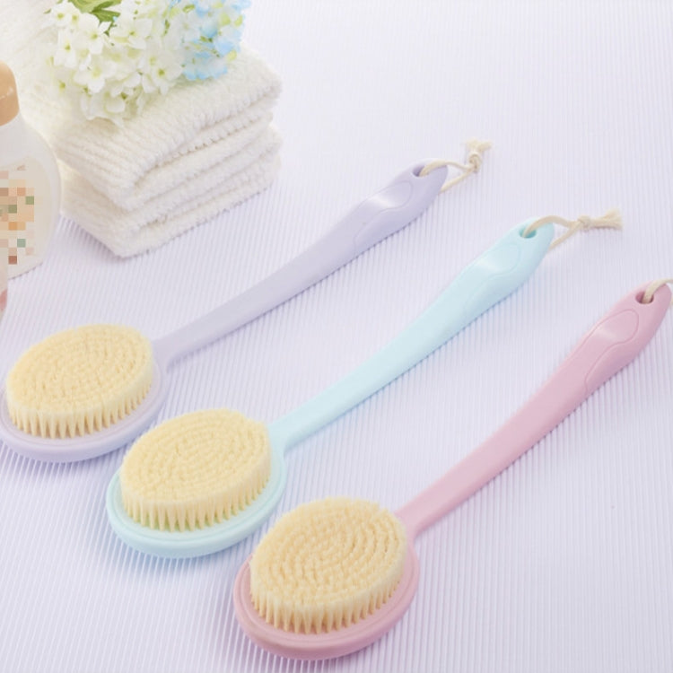 2 cái bàn chải tắm massage lưng đầu bàn chải nylon cán dài
