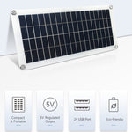 Tấm pin năng lượng mặt trời silicon đa tinh thể bán linh hoạt 18V 10W Waveshare, 24167