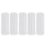5 cái ống trượt đàn guitar acrylic, 28mm (Trong suốt), 51mm (Trong suốt), 60mm (Trong suốt), 70mm (Trong suốt)