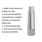 Khối trượt đàn guitar hợp kim kẽm kim loại chắc chắn, Kim loại 70mm (Bạc), Kim loại 70mm (Vàng)