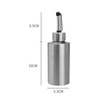 Chai đựng gia vị hình trụ bằng thép không gỉ, bình dầu, dung tích 250 ml, 350 ml, 550 ml