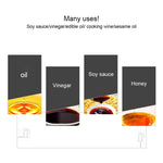 Chai đựng gia vị hình trụ bằng thép không gỉ, bình dầu, dung tích 250 ml, 350 ml, 550 ml