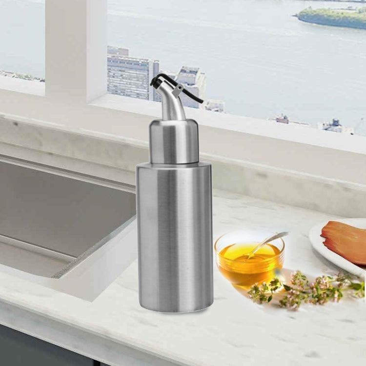 Chai đựng gia vị hình trụ bằng thép không gỉ, bình dầu, dung tích 250 ml, 350 ml, 550 ml