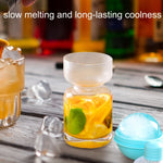 2 khuôn silicon làm viên đá hình bóng đèn whisky tại nhà kèm phễu, có phễu + xanh da trời, có phễu + tím oải hương, có phễu + hồng hoa anh đào, có phễu + vàng chuối