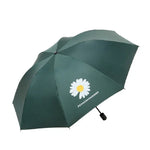 Ô dù vinyl GD Daisy chống tia UV, che nắng mưa, gấp ba