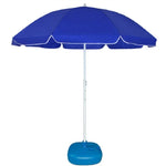 Ô dù ngoài trời lớn hai lớp che nắng và chống nắng cho quầy hàng ngoài trời, xanh lam sapphire 1,8m, 2,0m, 2,4m, 2,8m, 3,2m