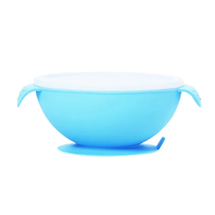 Bát bổ sung thức ăn cho bé bằng silicone an toàn thực phẩm, chống rơi, chống trượt, bát có đế hút, TBD0426387601C, TBD0426387601A, TBD0426387601B