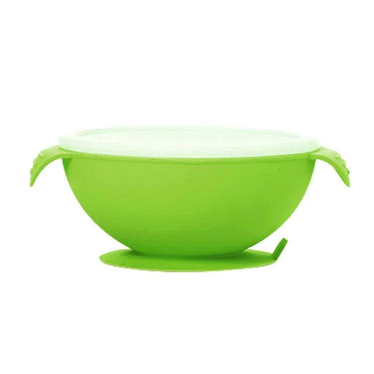 Bát bổ sung thức ăn cho bé bằng silicone an toàn thực phẩm, chống rơi, chống trượt, bát có đế hút, TBD0426387601C, TBD0426387601A, TBD0426387601B