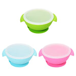 Bát bổ sung thức ăn cho bé bằng silicone an toàn thực phẩm, chống rơi, chống trượt, bát có đế hút, TBD0426387601C, TBD0426387601A, TBD0426387601B