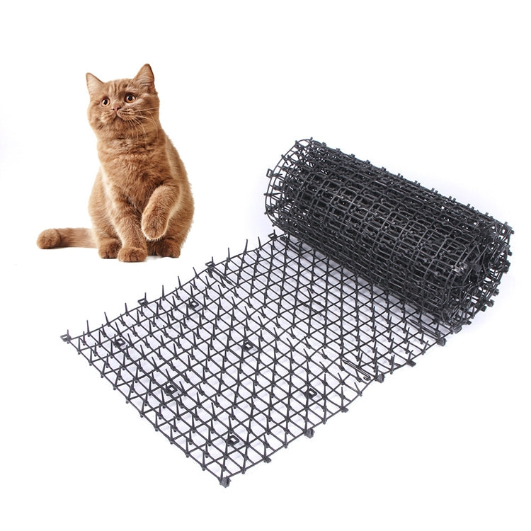 Lưới chống mèo cho hoa vườn B21307, tấm nhựa gai đẩy mèo, 3 cái S 49x13cm, M 200x28cm, L 400x28cm