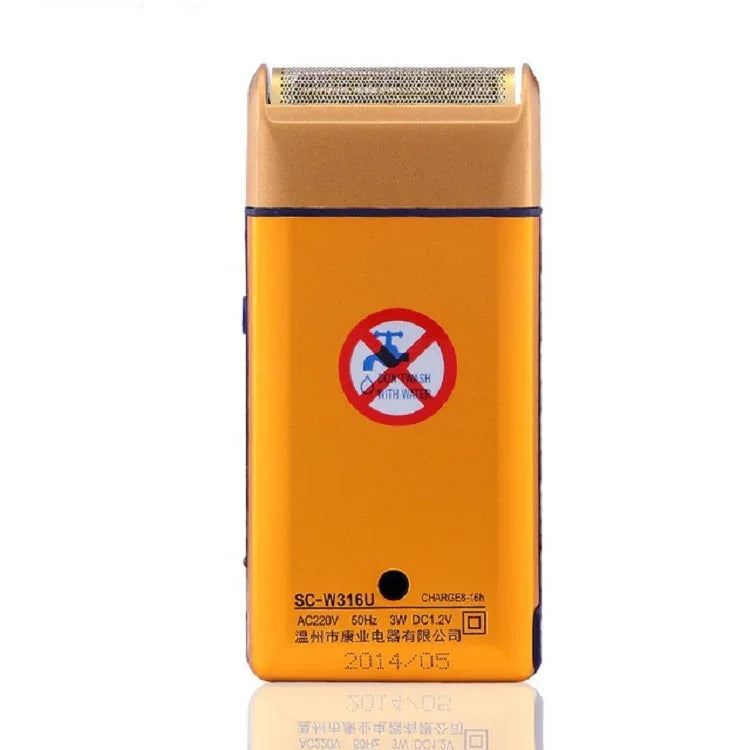 Máy cạo râu điện sạc Yandou SC-W316U kèm tông đơ cạo mai, phích cắm CN