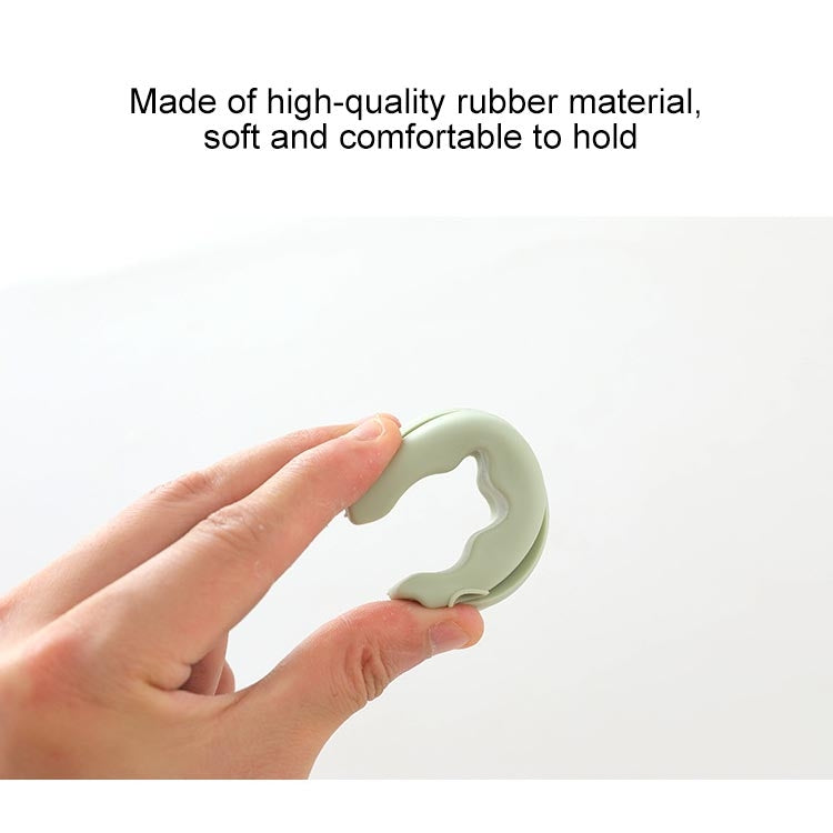 Tay cầm silicone chống trượt, tiết kiệm sức khi xách túi nhựa, màu hồng, xanh lá, xanh dương