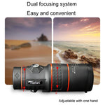 Ống nhòm đơn tầm nhìn ban đêm ánh sáng yếu HD 12x50 FEIRSH, ống nhòm camera điện thoại di động buổi hòa nhạc, T01 12x50