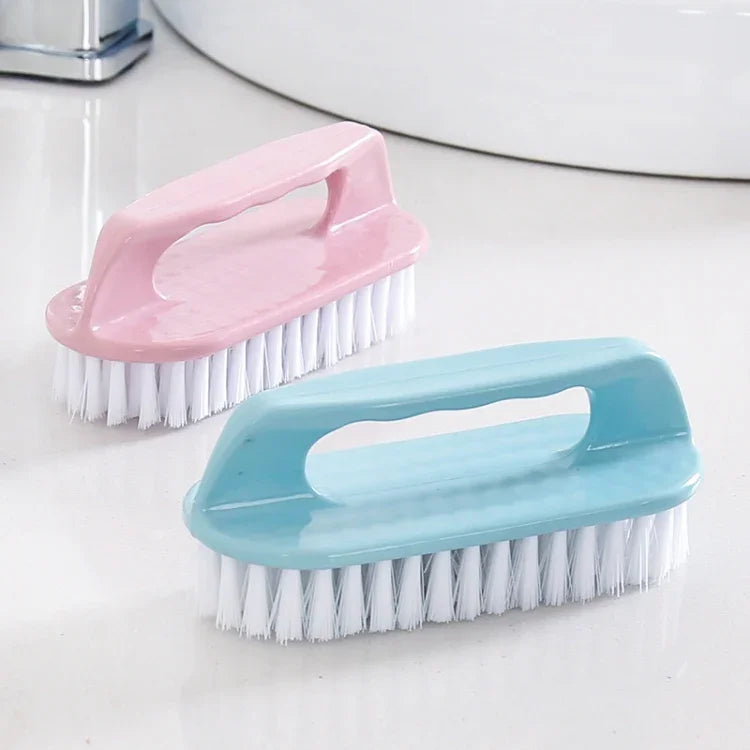 Bàn chải lông mềm nhựa Đa chức năng làm sạch gia đình Màu ngẫu nhiên, 10 chiếc bàn chải làm sạch