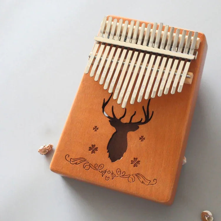 Đàn Kalimba 17 âm di động, đàn ngón tay, Gỗ gụ-Hươu cổ điển, Tre-Hươu cổ điển, Gỗ gụ-Thần Mặt Trời, Gỗ gụ-Sao sáu cánh, Gỗ gụ-Xanh (Hươu cổ điển), Gỗ thông-Hươu cổ điển, Trắng-Hươu cổ điển, Keo-Hươu cổ điển, Tre Nan-Thần Mặt Trời