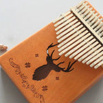 Đàn Kalimba 17 âm di động, đàn ngón tay, Gỗ gụ-Hươu cổ điển, Tre-Hươu cổ điển, Gỗ gụ-Thần Mặt Trời, Gỗ gụ-Sao sáu cánh, Gỗ gụ-Xanh (Hươu cổ điển), Gỗ thông-Hươu cổ điển, Trắng-Hươu cổ điển, Keo-Hươu cổ điển, Tre Nan-Thần Mặt Trời