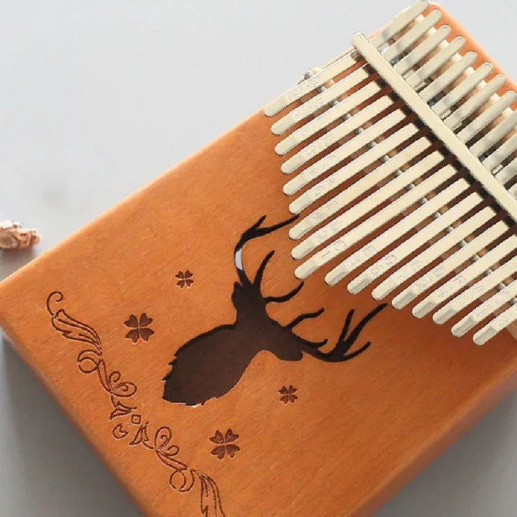 Đàn Kalimba 17 âm di động, đàn ngón tay, Gỗ gụ-Hươu cổ điển, Tre-Hươu cổ điển, Gỗ gụ-Thần Mặt Trời, Gỗ gụ-Sao sáu cánh, Gỗ gụ-Xanh (Hươu cổ điển), Gỗ thông-Hươu cổ điển, Trắng-Hươu cổ điển, Keo-Hươu cổ điển, Tre Nan-Thần Mặt Trời