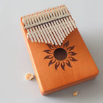 Đàn Kalimba 17 âm di động, đàn ngón tay, Gỗ gụ-Hươu cổ điển, Tre-Hươu cổ điển, Gỗ gụ-Thần Mặt Trời, Gỗ gụ-Sao sáu cánh, Gỗ gụ-Xanh (Hươu cổ điển), Gỗ thông-Hươu cổ điển, Trắng-Hươu cổ điển, Keo-Hươu cổ điển, Tre Nan-Thần Mặt Trời
