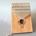 Đàn Kalimba 17 âm di động, đàn ngón tay, Gỗ gụ-Hươu cổ điển, Tre-Hươu cổ điển, Gỗ gụ-Thần Mặt Trời, Gỗ gụ-Sao sáu cánh, Gỗ gụ-Xanh (Hươu cổ điển), Gỗ thông-Hươu cổ điển, Trắng-Hươu cổ điển, Keo-Hươu cổ điển, Tre Nan-Thần Mặt Trời