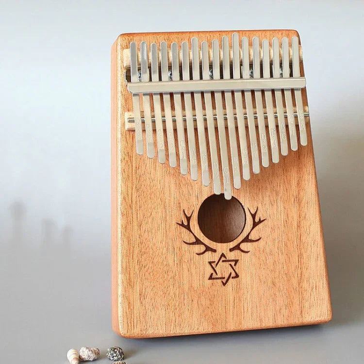 Đàn Kalimba 17 âm di động, đàn ngón tay, Gỗ gụ-Hươu cổ điển, Tre-Hươu cổ điển, Gỗ gụ-Thần Mặt Trời, Gỗ gụ-Sao sáu cánh, Gỗ gụ-Xanh (Hươu cổ điển), Gỗ thông-Hươu cổ điển, Trắng-Hươu cổ điển, Keo-Hươu cổ điển, Tre Nan-Thần Mặt Trời