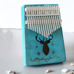 Đàn Kalimba 17 âm di động, đàn ngón tay, Gỗ gụ-Hươu cổ điển, Tre-Hươu cổ điển, Gỗ gụ-Thần Mặt Trời, Gỗ gụ-Sao sáu cánh, Gỗ gụ-Xanh (Hươu cổ điển), Gỗ thông-Hươu cổ điển, Trắng-Hươu cổ điển, Keo-Hươu cổ điển, Tre Nan-Thần Mặt Trời