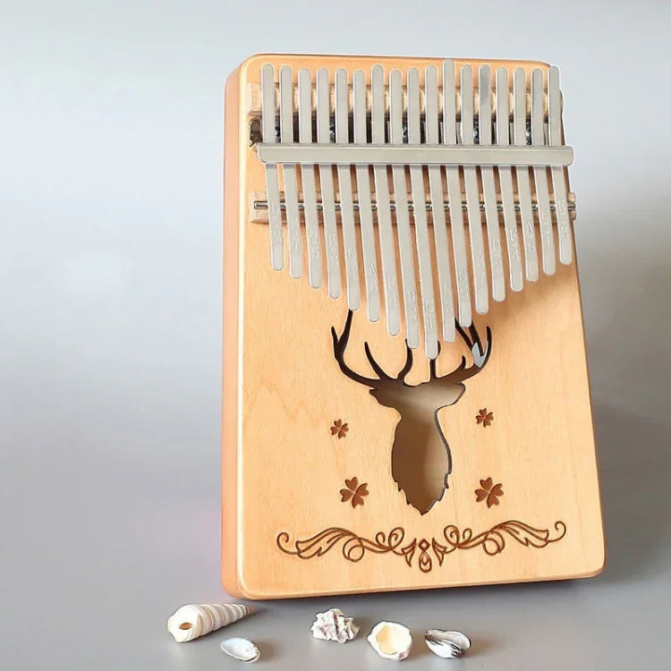 Đàn Kalimba 17 âm di động, đàn ngón tay, Gỗ gụ-Hươu cổ điển, Tre-Hươu cổ điển, Gỗ gụ-Thần Mặt Trời, Gỗ gụ-Sao sáu cánh, Gỗ gụ-Xanh (Hươu cổ điển), Gỗ thông-Hươu cổ điển, Trắng-Hươu cổ điển, Keo-Hươu cổ điển, Tre Nan-Thần Mặt Trời