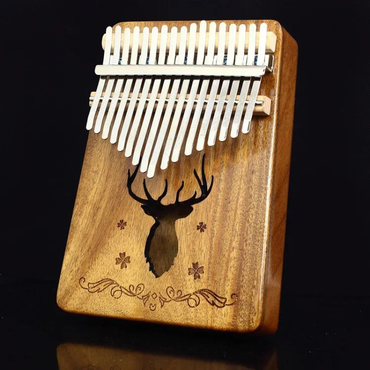 Đàn Kalimba 17 âm di động, đàn ngón tay, Gỗ gụ-Hươu cổ điển, Tre-Hươu cổ điển, Gỗ gụ-Thần Mặt Trời, Gỗ gụ-Sao sáu cánh, Gỗ gụ-Xanh (Hươu cổ điển), Gỗ thông-Hươu cổ điển, Trắng-Hươu cổ điển, Keo-Hươu cổ điển, Tre Nan-Thần Mặt Trời