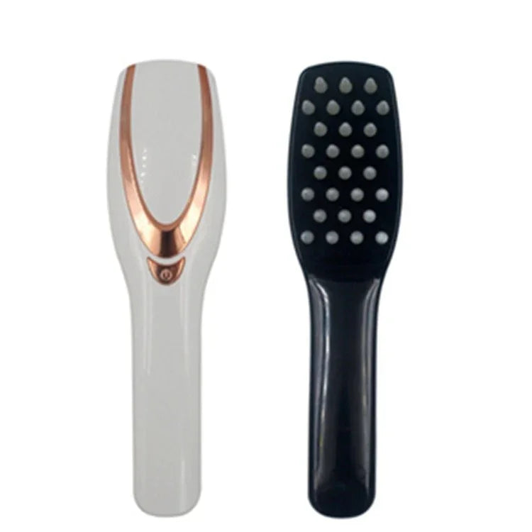 Lược mát-xa điện, máy mát-xa đầu chống rụng tóc, chăm sóc da đầu rung, lược có đèn màu